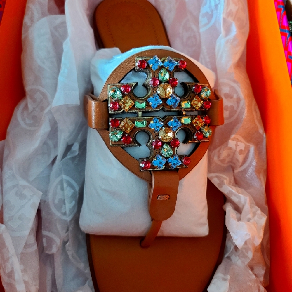 Tory Burch Crystal Miller Sandals